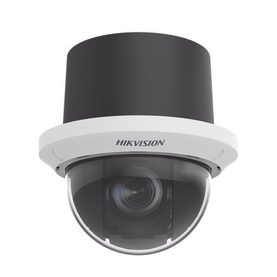 PTZ IP 8 Megapixel / 25X Zoom  / Uso en Plafon / IP54 / DARKFIGHTER / ACUSENSE (Evita Falsas Alarmas)  / WDR 120 dB / Audio y Alarmas I/O / HLC / EIS / PoE+ / Micro SD