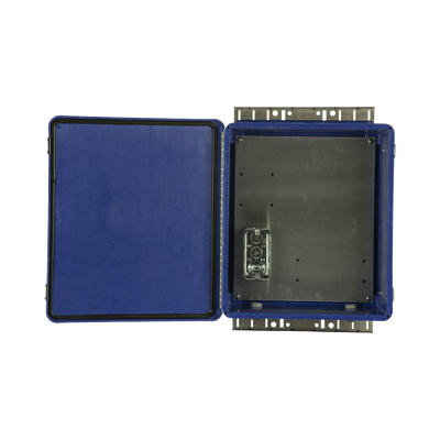 Gabinete de Seguridad para Wireless, NEMA 4X, IP66, de 356 x 305 x 152 mm, Color Azul