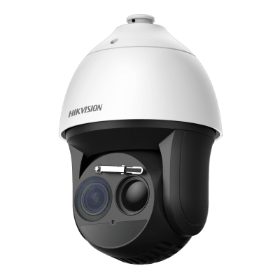 PTZ IP Dual / Lente Térmico 9mm / Lente óptico 4 Megapixel / 40X Zoom / 200 mts IR / WDR 120dB / Exterior IP66 / MicroSD