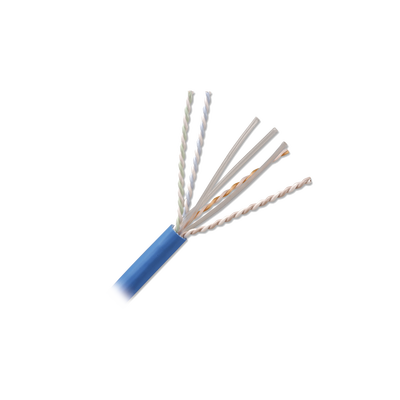 Bobina de Cable U/UTP de 4 Pares, Z-MAX, Cat6A, Soporte de Aplicaciones 10GBase-T, CMR (Riser), Color Azul, 305 Metros (1000 Pies)