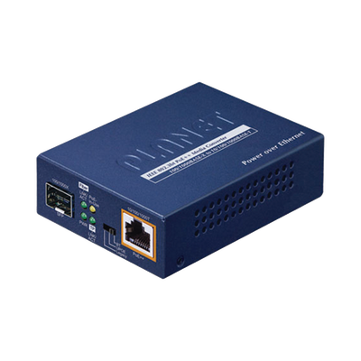 Convertidor de medios PoE++ 100/1000BASE-X SFP a 10/100/1000BASE-T 802.3bt (95 vatios)