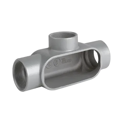 Caja Condulet Tipo T de  1" / Aluminio libre de Cobre.