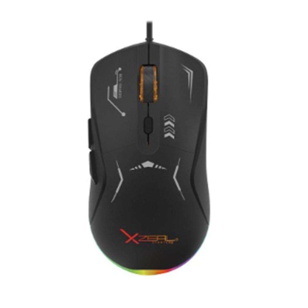MOUSE GAMER XZEAL XST-401 7200 DPI RGB USB NEGRO (XSAMGA2B)