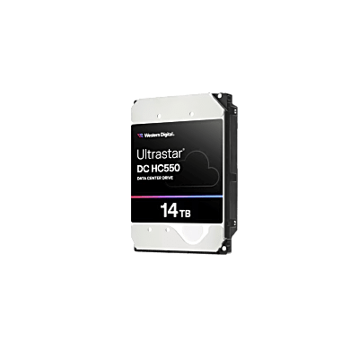 Disco Duro para Centro de Datos Ultrastar DC HC550 / 14TB / 7200 RPM / SATA 6Gb/s/ HelioSeal® 6ta Generación / EAMR y Triple Stage Actuator / 2.5M Horas MTBF / 5 Años de Garantía