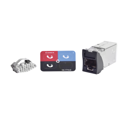 Jack Z-MAX Cat5e, Blindado, Montaje híbrido en Placa de Pared (Plano y Angulado), Color Negro