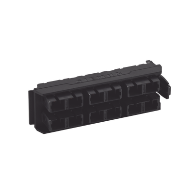 Placa Acopladora LightVerse, 6 Conectores Dúplex SC, Acepta hasta 12 Hilos de Fibra Monomodo o Multimodo (No Shuttered)