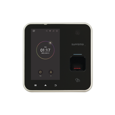 BioStation A2 Lector de Huella con Teclado Touch / WIFI / PoE y Lector 13.56MHz iClass SE