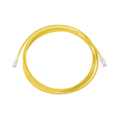 Patch Cord MC6 Modular Cat6 UTP, CM/LS0H, 3.05 Metros (10 Pies), Color Amarillo