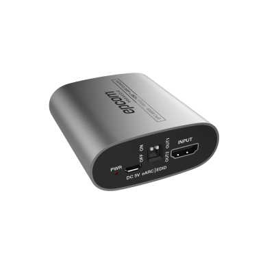 Extractor HDMI eARC | 18Gbps | HDMI 2.0b | HDCP 2.2 | Soporta 4K@60Hz 4:4:4 | Audio LPCM y Dolby/DTS | Salida HDMI, Óptica y L/R | Control RS-232 e IR