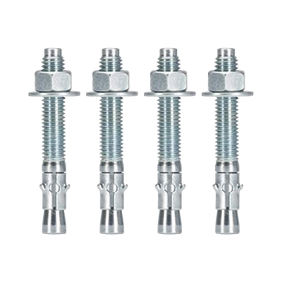 Kit de Anclaje a Piso, Para Rack de 2 o 4 Postes, Fabricado en Acero, 4 Piezas 