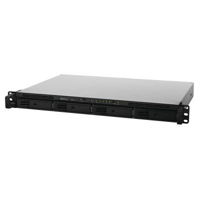 Servidor Nas para rack de 4 bahías / Expandible a 8 bahías / Hasta 96 TB / Hasta 16 cámaras