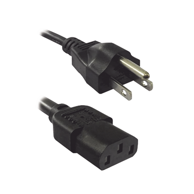 Cable de Poder para Contacto Empotrable TH-CDE-USB-N, 10 A, 125 V