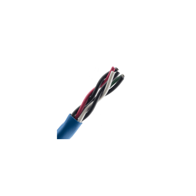 Bobina de Cable de Cobre de 3 Pares Clase 4 Para Sistemas FMPS, 16/19 AWG, Sin Blindaje, CMP (Plenum), Color Blanco, Carrete de 609 metros