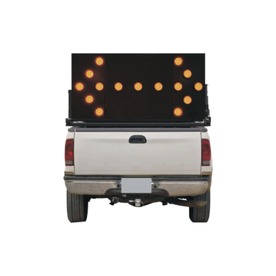 Tablero de señalización doble para montaje en pick up