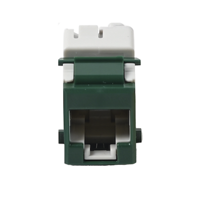 Jack Ultramax Cat5e, UTP, Tipo Keystone, Color Verde, Punch Down