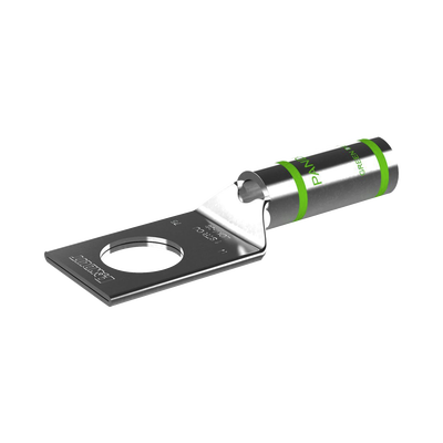 Zapata de compresión LCA1-38-E, para cal. 1 Awg, Barreno para tornillo prisionero de 3/8, 1 Pieza