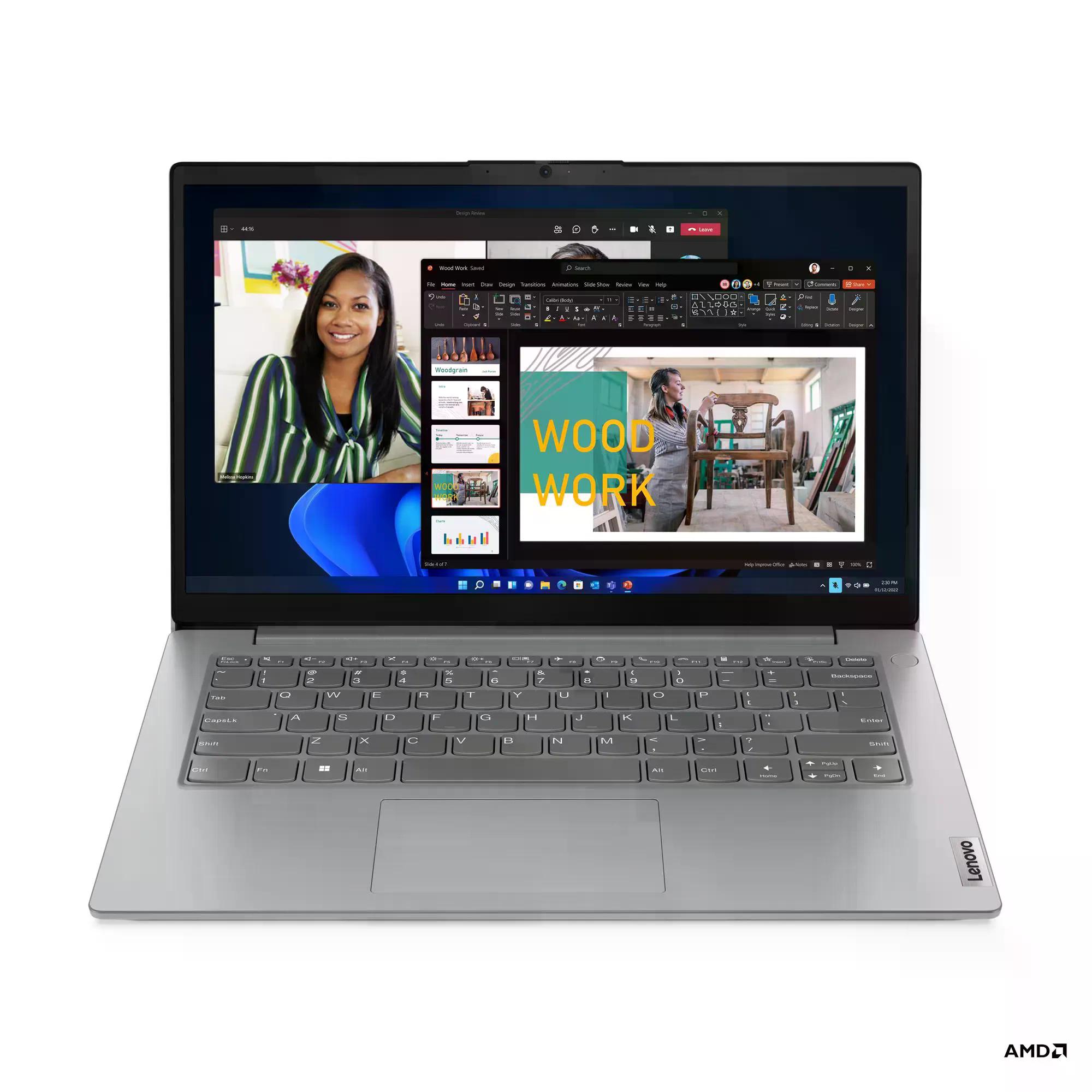 LAPTOP LENOVO V14 G4 AMN 14" FHD RYZEN 5 7520U 16GB 512GB SSD W11P 1YW