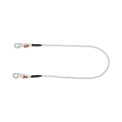 Cables de Protección con Cuerda de Polipropileno de 9/16'' Seguro Doble.