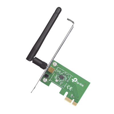 Adaptador Inalámbrico PCI Express / Velocidad inalámbrica de hasta 150 Mbps / Cifrado WPA/WPA2 / Compatible con windows y Linux 