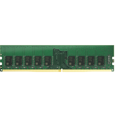 Módulo de Memoria DDR4 ECC Unbuffered DIMM | 16GB | 2666 MHz | Compatible con Series SA: SA3400D, SA3200D / Series UC: UC3400, UC3200 / Series 21: RS4021xs+, RS3621xs+, RS3621RPxs, RS2821RP+, RS2421RP+, RS2421+ / Series 19: RS1619xs+ /  Series 18: 