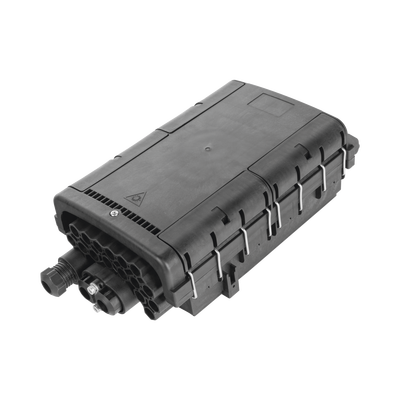 Caja de Distribución de Fibra Óptica para 48 Empalmes con 16 Acopladores SC/APC, Enterrado Directo, IP68