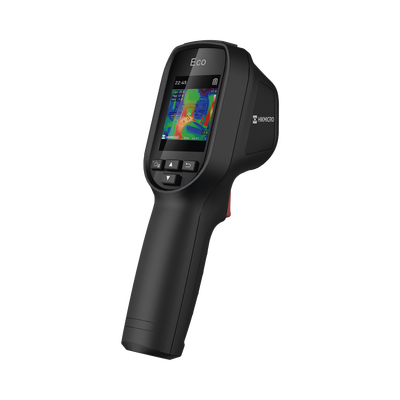 ECO - Cámara Termográfica Portátil / Rango de temperatura de -20 °C a 550 °C / Alta precisión ±2℃/±2% / Resolución super IR 240 x 240 / Pantalla LCD 2.4" / puntero láser / IP54 / Memor