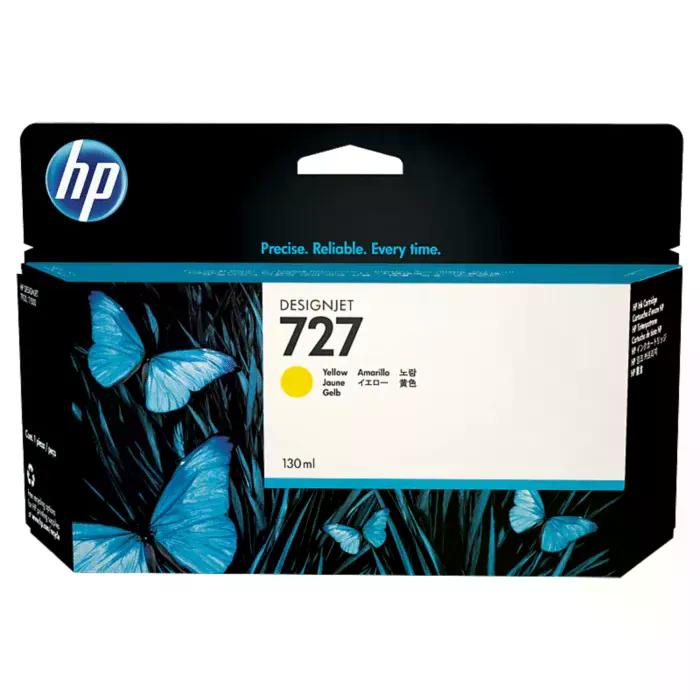 CARTUCHO DE TINTA HP 727 AMARILLO DESINGJET ORIGINAL B3P21A