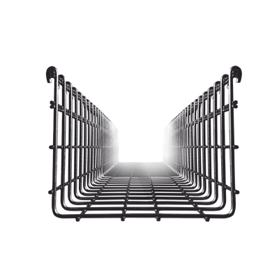 Charola Tipo Malla 116/200 mm, Acabado Electro Zinc, Hasta 369 Cables Cat6, Tramo de 3 Metros