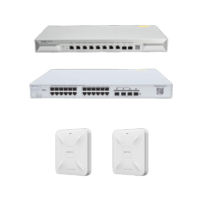 Solución Completa de Red para hasta 1500 Clientes y hasta 9 servicios de Internet., Ideal para Iniciar un Proyecto de Hotelería u Oficina