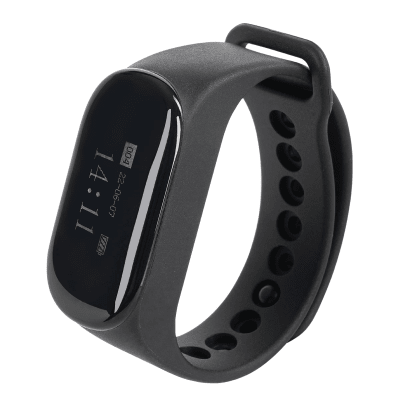 Reloj Buscador TD112 IPX7 / Resistente al Agua / Pantalla OLED / 180mAh / 48 Horas Standby / 80-100m Distancia de Recepción / Compatible con 50 Botones TD009 y T114 / 7 Idiomas / Almacenamiento de 10 Mensajes