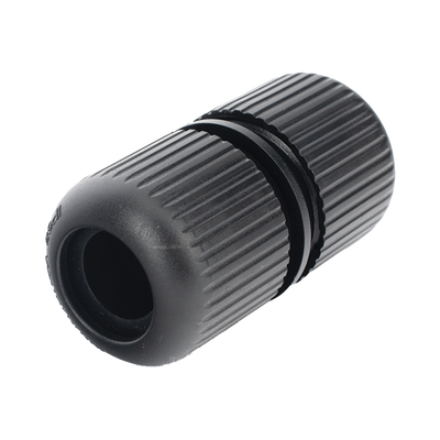 Protector para Exterior IP68 / Adaptador para el Conector Tipo Plug (12 Vcc) en Cámaras Epcom / Color Negro / Hikvision / Hilook