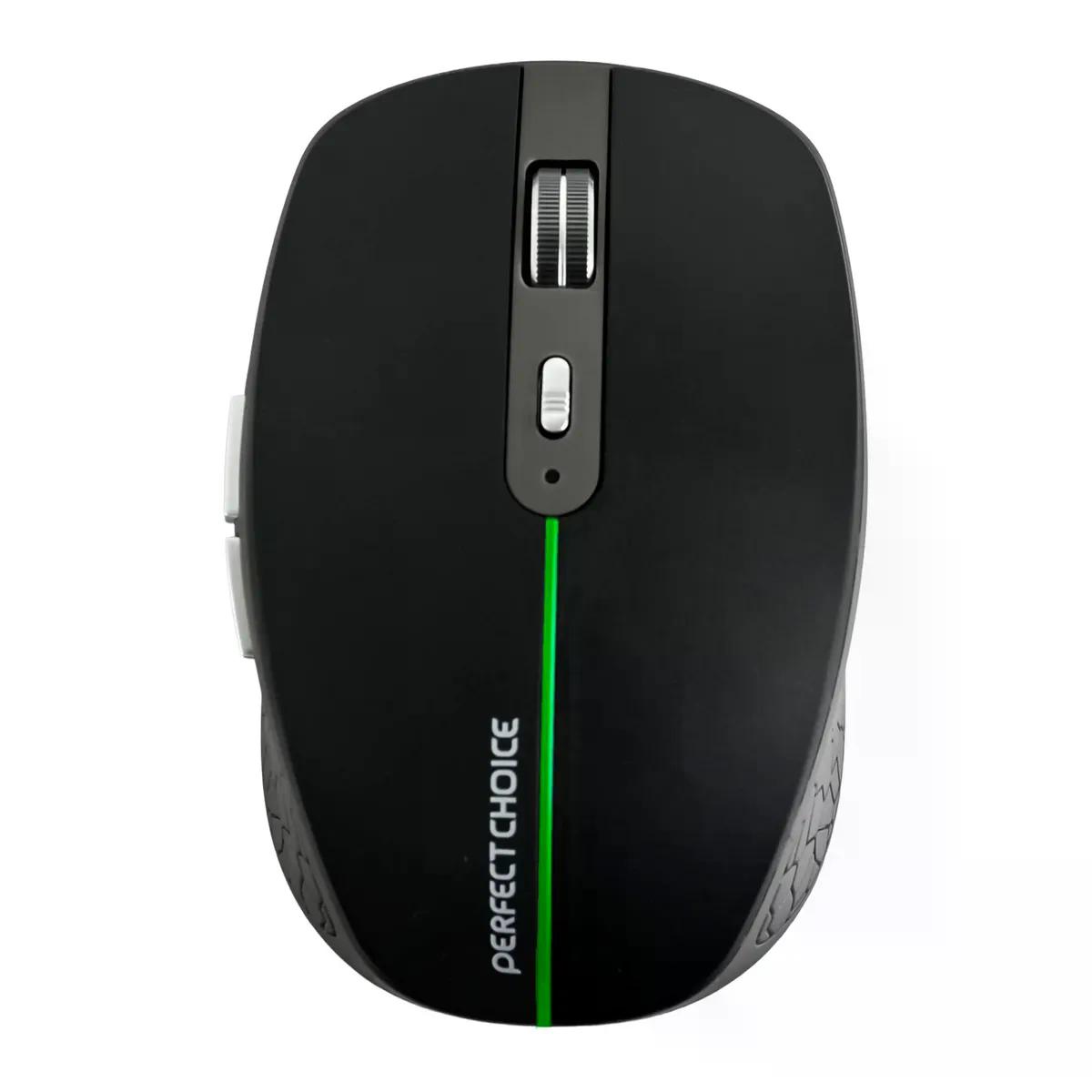 MOUSE PERFECT CHOICE PC 045304 USB ILUMINACION RGB 800DPI COLOR NEGRO