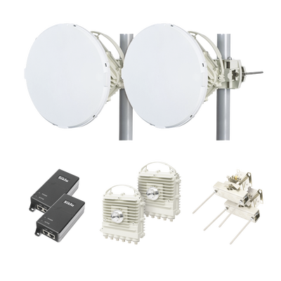 Enlace a la velocidad de la fibra, Banda Libre en México, Sin Interferencia, 10 Gbps simétricos Full Duplex, 1.2 km, mínima latencia