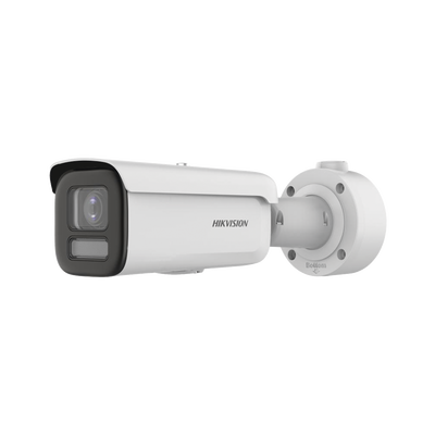 Bala IP 8 Megapixel / Lente 4 mm / Dual Light (60 mts IR + 60 mts Luz Blanca ) / Darkfighter S / Exterior IP67  / WDR 130 dB / 4 Analíticos: AcuSense, Deteccion Facial, Conteo de Personas por Cruce y Zona