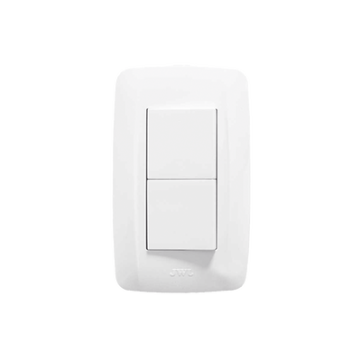 Apagador Duplex de 10 A / 127 V CA ~60 HZ  / Color Blanco.