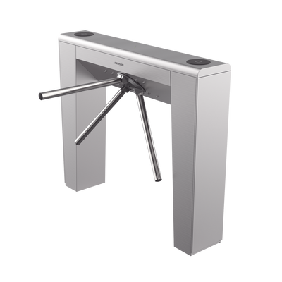Torniquete Estético Trípode Bidireccional de Acero Inoxidable / 2 Millones de Ciclos MCBF / Interior y Exterior Protegido / LEDs indicadores de Entrada y Salida / Tipo Puente