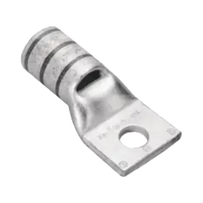 Terminal de Compresión de Ojillo para Tornillo 1/4  y Cable 2 AWG.