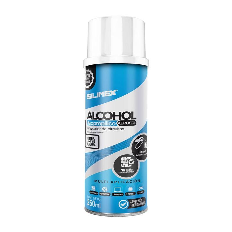 ALCOHOL ISOPROPILICO EN AEROSOL SILIMEX 250 ML ALCOHOL250
