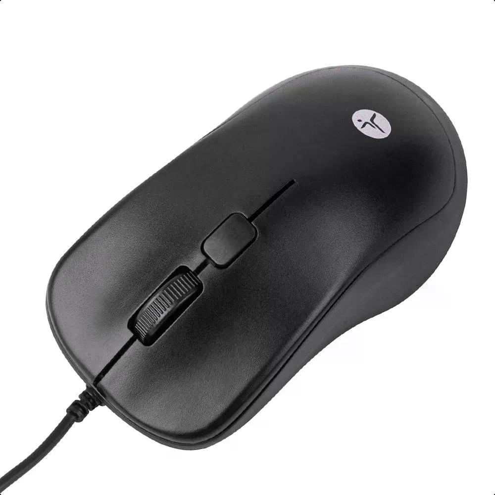 MOUSE TECHZONE TZACMOA01 HASTA 1.200 DPI 3 BOTONES COLOR NEGRO