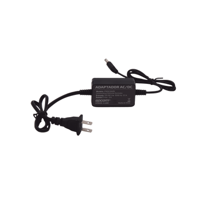 Adaptador 5 Vcc / 2A / UL / Voltaje de Entrada de 100-240 Vca / Para uso, solo en lectores biométricos de 5 Vcc de la marca ZK