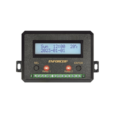 Temporizador Anual / Dos Relevadores / Programable / Pantalla LCD