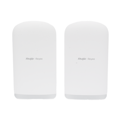 Kit completo Punto a Punto Pre-Configurado hasta 5 Km listos para enlazar, administrable en la Nube, Banda 5Ghz AC WAVE2 MU-MIMO 2X2, Puertos 10/100/1000