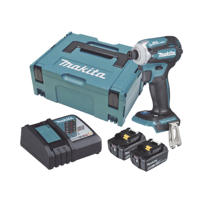 Atornillador de Impacto 18 Vcc, 3,800 RPM, 180N.m. Incluye: estuche MAKPAC, Cargador y 2 Bat. 5Ah