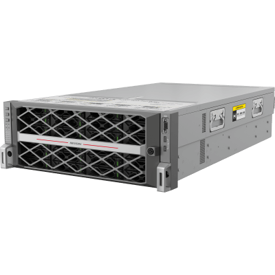 Servidor de Almacenamiento de Video Hikvision DS-AT1000SI / 24 Bahías / 450 Canales 2Mbps / 15 HDDs 30TB Preinstalados / 4U Rack / VRAID 2.0 / 4 Interfaces 2.5G Ethernet / Redundancia de Fuente 550W