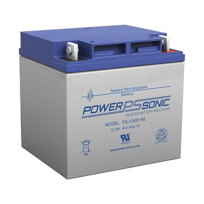 Batería 12V, 40AH, Para Respaldo, Tecnologías AGM/VRLA, 5 Años Vida Útil, Terminales NB4, Reconocida UL  