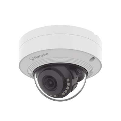 Cámara IP Tipo Domo con inteligencia artificial Antivandálica 5 Megapíxel / Lente 3 mm / IR 20M / WDR 120db / Exterior IP66 / IK10 / NEMA4X / H.265 & WiseStream / Conteo de personas y vehiculos