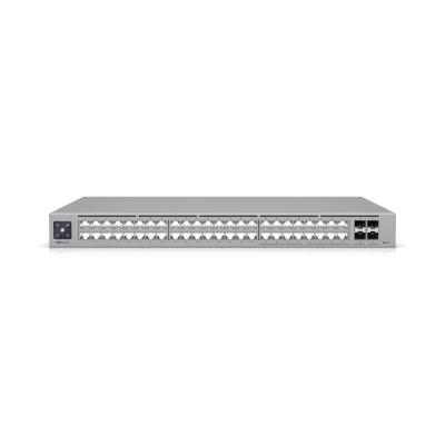 UniFi Switch Pro Max 48 – Switch Capa 3 con 48 Puertos (16 × 2.5 GbE y 32 × 1 GbE), 4 Puertos SFP+ 10G y Pantalla Informativa Integrada