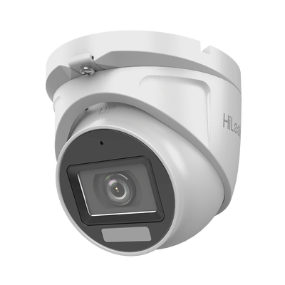 [Dual Light + ColorVu] Turret TURBOHD 2 megapixel / 30 mts IR + 20 mts luz blanca/ Lente 2.8 (100° de Visión) / Exterior IP66 / Audio por Coaxitron / TVI-AHD-CVI-CVBS / Metal / Smart-Hybrid light