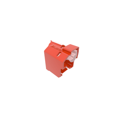 Kit de 100 Dispositivos Para Impedir Desconexión de Plug RJ45, Color Rojo, Incluye 5 Herramientas para Instalar/Retirar 