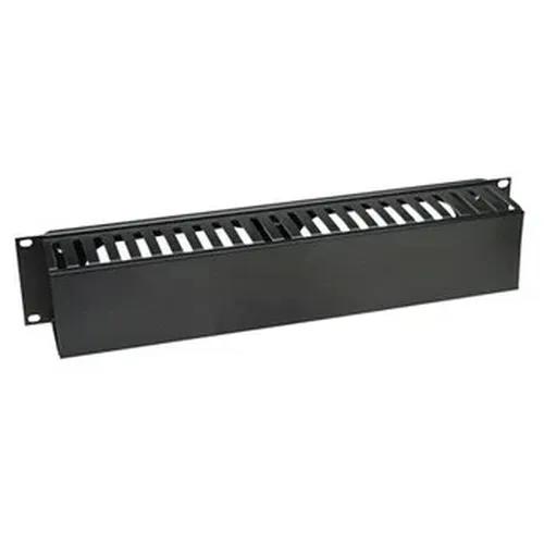 ORGANIZADOR HORIZONTAL DE CABLES INTELLINET 19" 2U CON TAPA 168458